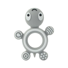 Load image into Gallery viewer, Baby Teethers Cartoon Animal Baby Teething Toy Penguin Silicone Teether Unicorn Pendant Raccoon Accessories
