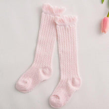 Load image into Gallery viewer, Modern Baby Girl Pure Cotton Summer High knee Mesh Breathable Cotton Long Girl Socks
