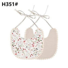 Load image into Gallery viewer, Handmade Luxury Floral Baby Bib Accessories Burp Cloths Newborn Baby Boy Girl Kids Cartoon Bibs 100% Cotton Linen Waterproof Saliva Bib For Kids
