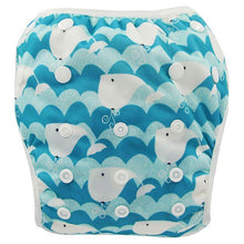 Load image into Gallery viewer, Baby Swimming  Waterproof Adjustable Reusable Washable Cloth Pool Pant Diaper Cover
