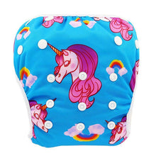 Load image into Gallery viewer, Baby Swimming  Waterproof Adjustable Reusable Washable Cloth Pool Pant Diaper Cover

