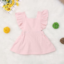 Load image into Gallery viewer, Modern Summer Casual Cute Infant Kids Baby Girl Summer Color Ruffle Princess Party Dress Clothes
