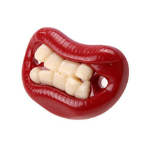 Load image into Gallery viewer, Silicone Baby Lip Pacifier Kiss Pink Rose Red Lip Shape Teeth Soothers Funny  Baby Pacifiers For Baby and For Kids
