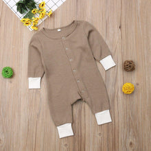 Load image into Gallery viewer, Baby Romper Jumpsuits Autumn Winter Warm Long Sleeve Rompers Clothes In Retro Classic Style
