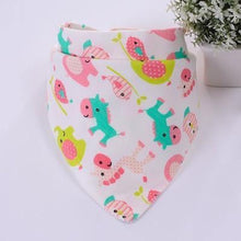 Load image into Gallery viewer, Baby Bibs Cute Cartoon Pattern bib  Burp Cloths Saliva Towel Cotton Infant Burp Cloths Bib For Kids
