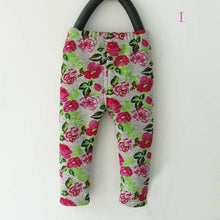 Load image into Gallery viewer, New Luxury Autmn Print Design For 0-2 Years Kids Winter Baby Girls Leggings Floral Print Casual Thick Pants for Kids clothing Cotton Warm Children's Trousers
