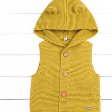 Load image into Gallery viewer, Modern Winter Warm Knit Cardigan Long Sleeve Hooded Sweaters for Newborn Infant Jacket And Coat Combination Clotes
