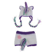 Load image into Gallery viewer, Modern Baby Cap Deer Design Handmade Crochet Deer Costume Set Knitted Hats And Toy For Girls and Boys Kids
