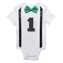 Load image into Gallery viewer, Baby Clothing Bow Body Rompers Clothing Newborn Baby Clothes Jumpsuit for Baby Boys and Girls  For Birthday Party
