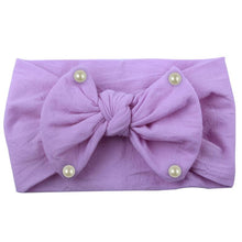 Load image into Gallery viewer, Modern Baby Headband Turban Flower Bow Newborn Baby Girl Headbands Elastic hairband For Girls Baby
