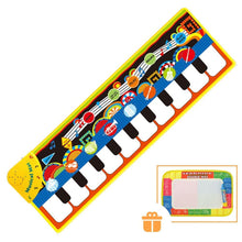 Load image into Gallery viewer, Electronic Musical Mat Carpets Keyboard Baby Piano Play Mat Toy Musical Instrument Music Toys Educational Toys Fro Kids
