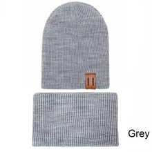 Load image into Gallery viewer, Modern Baby Set Hat Cap and Scrif And Snood  Warm Hat Scarf Caps Scarves Knit Hats For Kids
