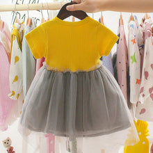 Load image into Gallery viewer, Fashion Modern New Spring Toddler Kids Baby Girls Patchwork Tulle Casual  Princess Dress For Girls
