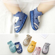 Load image into Gallery viewer, Modern Elegant Baby Girls &amp; Boys Autumn Winter Cotton Soft Sole Cartoon Shoes Socks For Baby Kids
