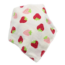 Load image into Gallery viewer, Baby Bibs Triangle Cotton Cartoon Child Bandana Dribble Bibs Newborn Slabber Absorbent Cloth For Baby and Kids
