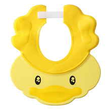 Load image into Gallery viewer, Modern Water Eyes Ears Shampoo Cap Wide Brim Hair Washing Baby Shower Infant Duck Shape Guard Hats For Kids
