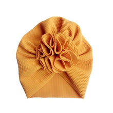 Load image into Gallery viewer, Cute Flower Headband Turban Soft Beanie Hat Infant Toddler Headwear Baby Hair Accessories for Newborn Baby
