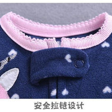 Load image into Gallery viewer, Modern Cartoon Unicorn Baby Girl Jumpsuit Footies  Romper For Newborn Boy and Girls In Trend Design
