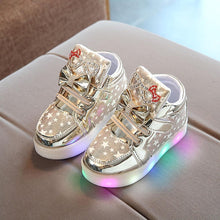 Load image into Gallery viewer, Modern Trend NEW Fashion Style Baby Fashion Sneakers For Children Girls  Star Luminous Child Casual Colorful Light LED Shoes Sneakers

