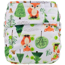 Load image into Gallery viewer, Hook &amp; Loops Pocket Diaper - cloth Inner Waterproof Washable Reusable Baby Diaper For Kids
