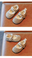 Load image into Gallery viewer, Princess Baby Girls Winter Warm Kids Shoes Hook Loop Soft Non Slip Toddler Children Ballet Shoes
