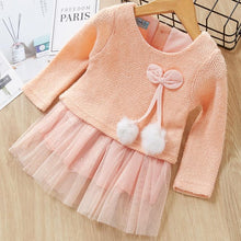 Load image into Gallery viewer, Toddler   Cute Dress With Fluffy Ball Unique Design Perfect Gift For Baby Girls
