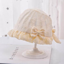 Load image into Gallery viewer, Retro Vintage Newborn Baby Cotton Baby Girl Hat Cap Princess Infant Toddler Baby Bonnet Girls Summer Sun Hat For Girls
