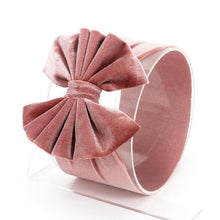 Load image into Gallery viewer, New Large Bow Baby Headband Velet Soft Bowknot Girl Accessories Hair Solid Messy Bows Toddler Headbands Baby Head Wraps Turban Big Bow for Girls
