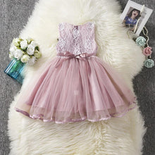 Load image into Gallery viewer, Luxury Modern Flower Newborn Baby Dress New Summer Cute Baby Girls Clothes Tulle Lace Infant Party Clothing Dress For Girls
