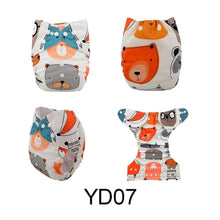 Load image into Gallery viewer, ModernLuxury Printed Baby Cloth Diaper Reusable Cloth Nappy Snap Adjustable Pocket Diaper Nappies For Baby Kids
