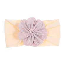 Load image into Gallery viewer, Cute 1PCS Baby Girls Lotus Flower Nylon Headband Knot Elastic Newborn Toddler Headwraps Kids Hair Accessories Gifts

