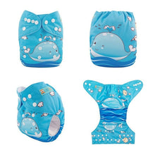 Load image into Gallery viewer, ModernLuxury Printed Baby Cloth Diaper Reusable Cloth Nappy Snap Adjustable Pocket Diaper Nappies For Baby Kids
