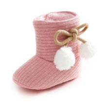 Load image into Gallery viewer, Cute Baby Infants Shoes Dot Knitting Boots Casual Non-slip Soft Soled Walking Shoes

