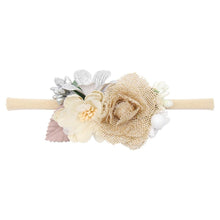 Load image into Gallery viewer, Handmade Luxury Pearl Baby Headbands Bundle Nylon Elastic  Newborn Hair Accessories for Girls Kids
