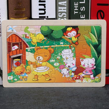 Load image into Gallery viewer, 24 Slice Wood Puzzles Children Adults Vehicle Puzzles Wooden Toys Learning Education Environmental Assemble Educational Games For Kids and Babies
