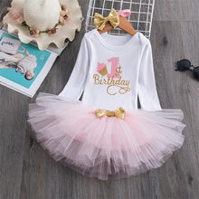 Load image into Gallery viewer, Unicorn Party Dresses For 1 Year Baby Girl Birthday Outfits FOr 1st Birthday Party
