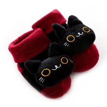 Load image into Gallery viewer, Cartoon Newborn Baby Toddler Floor Non-slip Socks Cotton With Bell Doll Baby Girls &amp; Boys Soft Shoes For Kids
