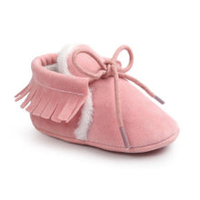 Load image into Gallery viewer, Cute Baby Infants Shoes Dot Knitting Boots Casual Non-slip Soft Soled Walking Shoes
