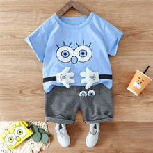 Load image into Gallery viewer, Fashion Infant  Clothing Set for Boys and Girls Cute Summer Casual Clothes Set  Top+Shorts Kids Clothes Summer Edition T shirt and Pants Set
