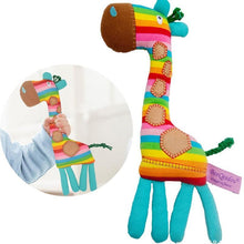 Load image into Gallery viewer, Modern Baby Development Giraffe Animal Hand Bells Rattles Handle Toys Stroller Hanging Teether Baby Toys For Kids
