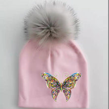 Load image into Gallery viewer, Fashion Baby Cap With Butterfly Toddlers Infant Bonnet Baby Hat For Boys and Girls Travel Hat Cap
