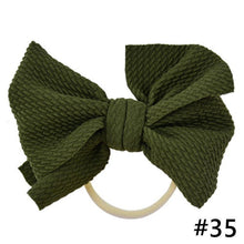 Load image into Gallery viewer, Headband Bow Girl Headbands Nylon Elastic Hair Accessories Photography Props For Baby Girls In Elegant Design
