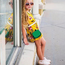 Load image into Gallery viewer, Modern Luxury Girl Clothes Kids Baby Girls Floral Jumpsuit Sleeveless Romper Clothes Outfits Set Dress For Girls In Floral Modern Summer Design
