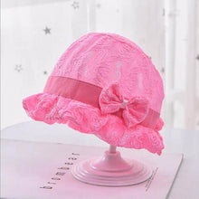 Load image into Gallery viewer, Retro Vintage Newborn Baby Cotton Baby Girl Hat Cap Princess Infant Toddler Baby Bonnet Girls Summer Sun Hat For Girls

