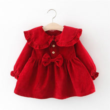 Load image into Gallery viewer, Newborn Baby Girl Cartoon Dress With Bag Infant Clothing Toddler Dress In elegant Design Made for Kids
