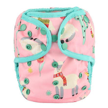 Load image into Gallery viewer, Baby Girl Pink One Size Cloth Diaper Cover Comfortable Nappy With Double Gusset Cartoon Designs Baby Boys Diapers
