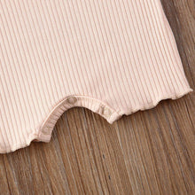 Load image into Gallery viewer, Luxury Modern Baby Kids Boy and Girl Infant Romper Jumpsuit Cotton Outfits Set Ribbed Solid Clothes For Kids
