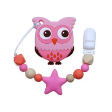 Load image into Gallery viewer, Baby Teething Lovely Koala Owl Horse Cookies Baby Teether Molar Toy Gift Raccoon Food Grade Silicone Beads For Kids and Baby

