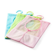 Load image into Gallery viewer, Bathroom Multifunctional Hanging Storage Mesh Bags Eco-Friendly Mesh Bath Toys Baskets For Bathroom For Storage Items
