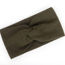 Load image into Gallery viewer, Modern New Trend Girls Winter Autumn Headband Twisted Knotted Soft Elastic Baby Girl Soft Elastic Turban Headband For Girls
